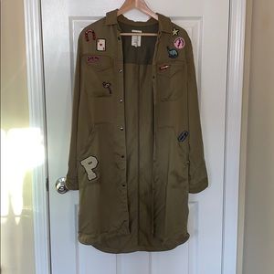 Zara TRF Overshirt Jackets Size: XS